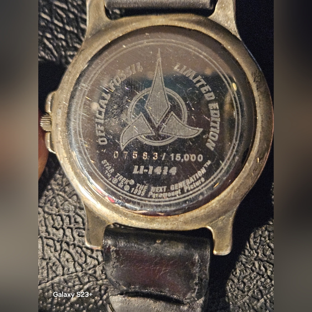Limited Edition Fossil Star Trek Next Gen 1995 Watch - Picture 6 of 8